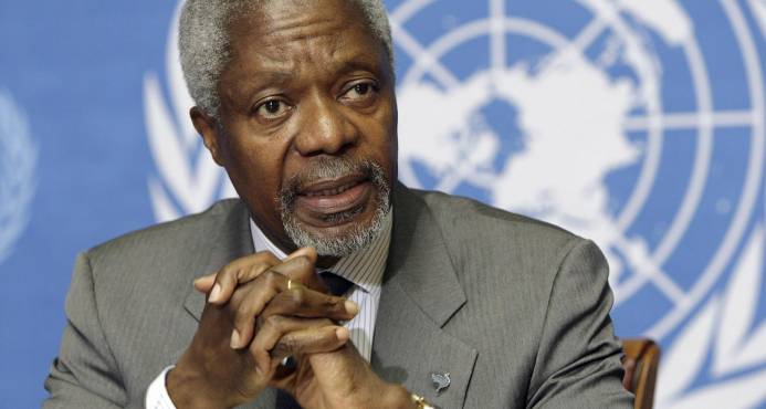 Fallece el ex secretario general de la ONU y nobel de la Paz Kofi Annan