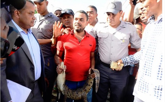 ANEUDY: “No fue difícil atrapar al cocodrilo”…