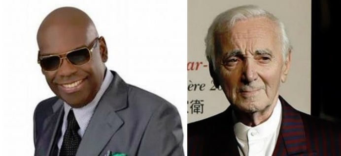 Charles Aznavour fue padrino de bodas de Michel «El Buenón» y Miosotis