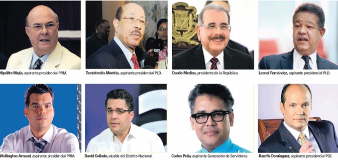 Choque de generaciones en los presidenciables dominicanos