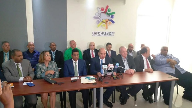 Ocho partidos minoritarios anuncian alianza electoral para 2020