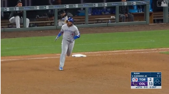 El jonrón de Vladimir Guerrero Jr., que hizo historia en las Grandes Ligas
