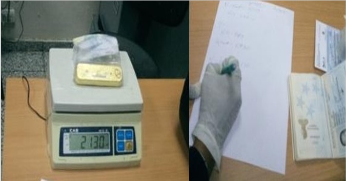 Retienen a venezolano que pretendía salir del país con más de 10 kilos de oro sin declarar