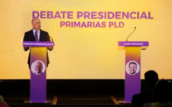 LEONEL “PLANTÓ” A DOMINGUEZ BRITO en debate…