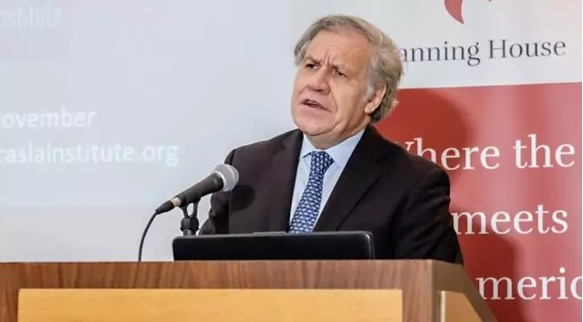 Almagro dice que quien cometió un «golpe de Estado» fue Evo Morales
