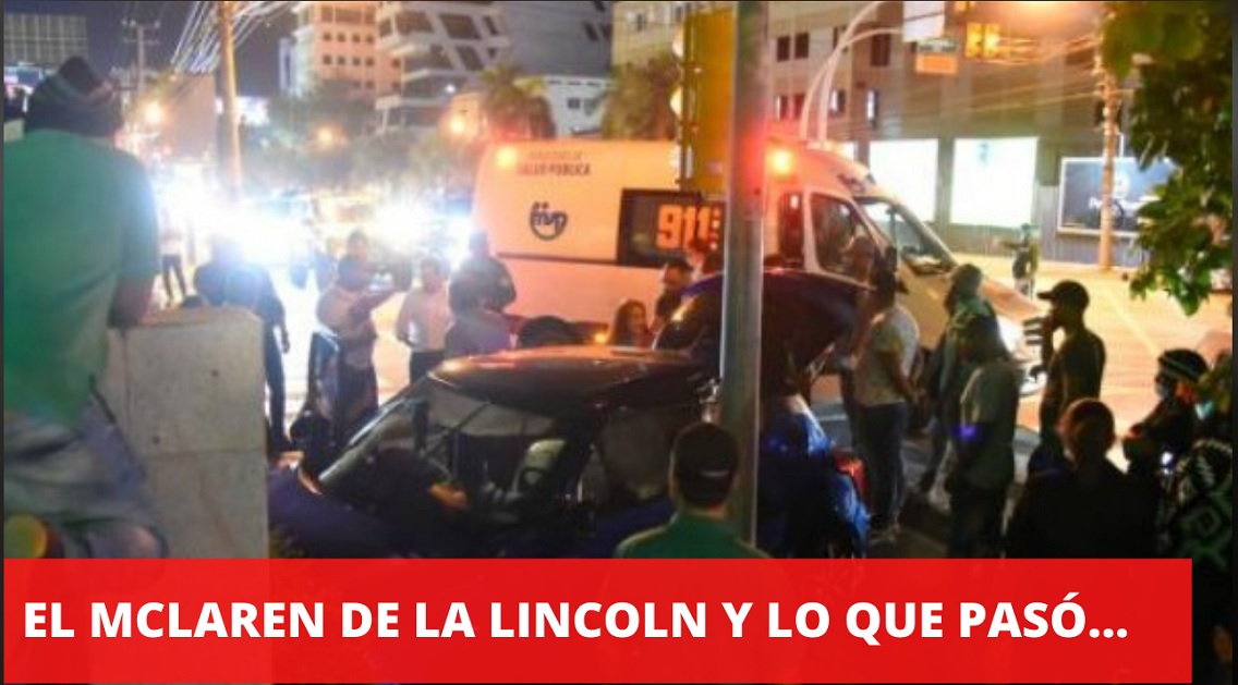NO CREEN VERSION DUEÑO MCLAREN chocó en Lincoln…