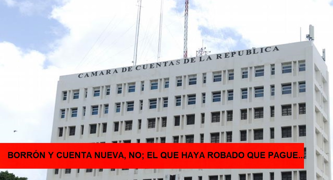 BORRÓN Y CUENTA NUEVA NO; EL QUE HAYA ROBADO, que pague…