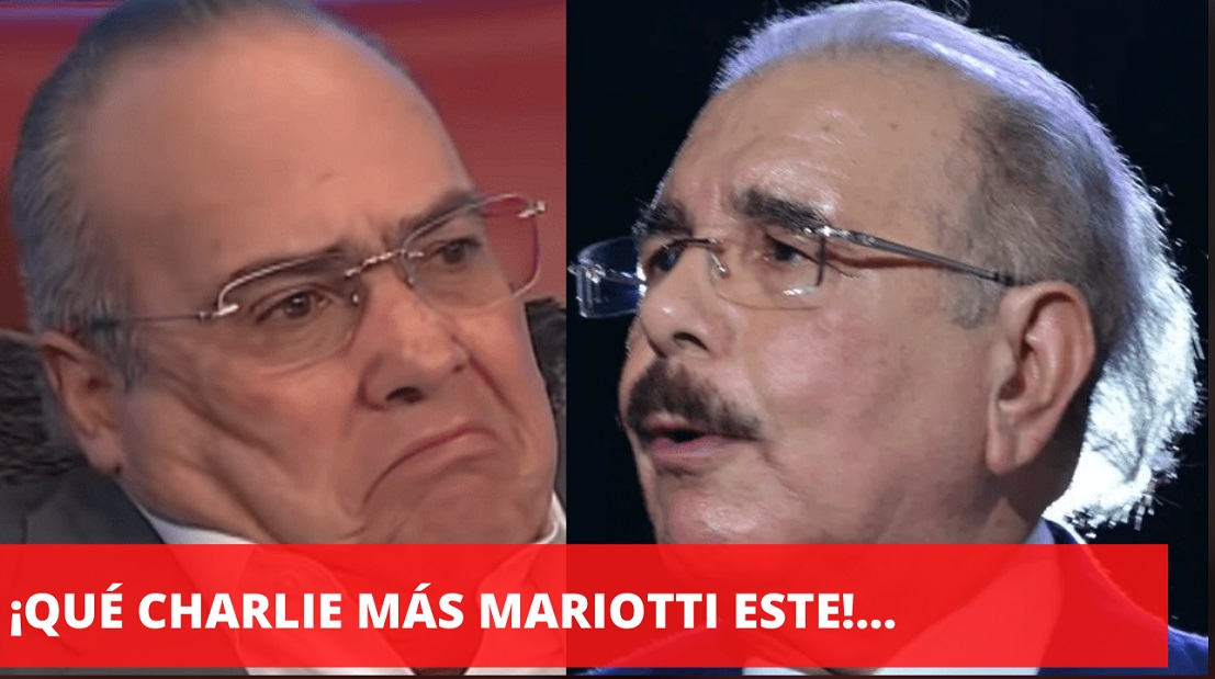 ¡QUÉ CHARLIE MÁS MARIOTTI ESTE DEL PLD¡ Oigan ahora…