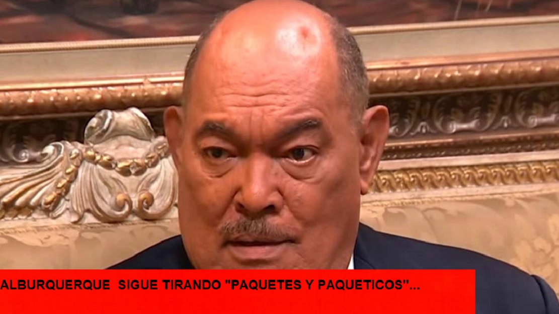 RAMON ALBURQUERQUE sigue tirando «paquetes y paqueticos»…
