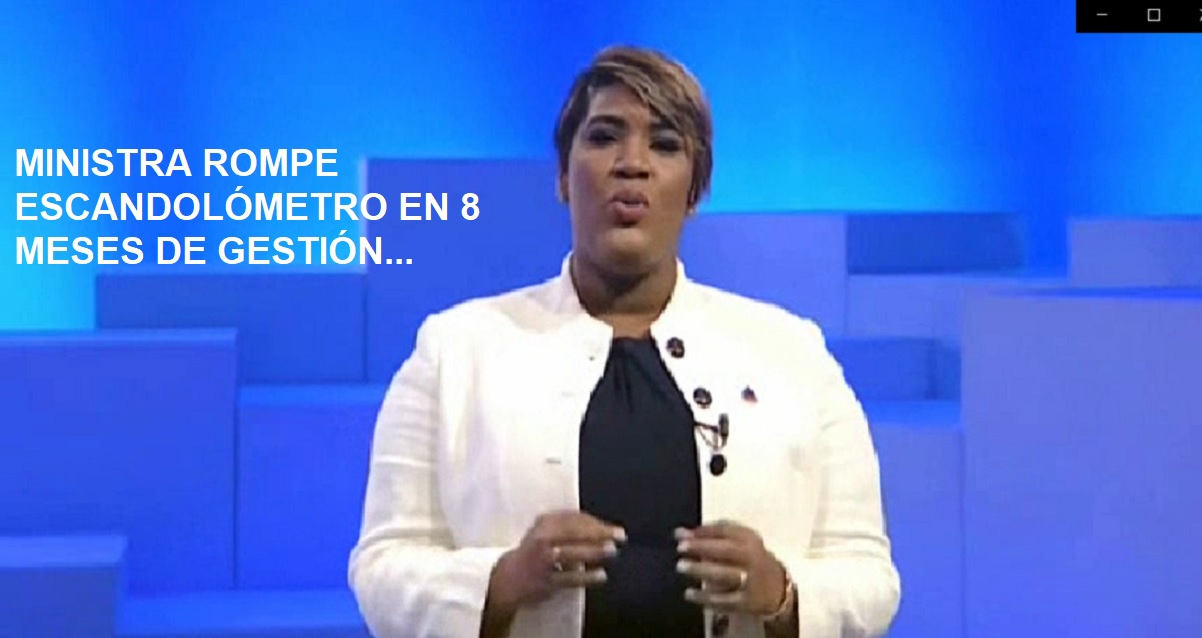 MINISTRA DE LA JUVENTUD DEL PRM “rompe escandalómetro”…