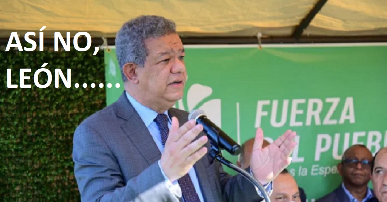 SR. LEONEL, LO MEJOR ES MEJOR CALLAR, cuando no se tiene nada qué decir…