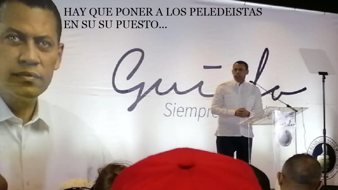 GUIDO: “Hay que poner en su puesto a los peledeistas”…