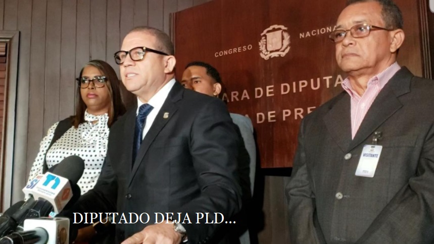 PLD SIGUE EN DESBANDADA; Se va diputado y equipo. (VÍDEO)