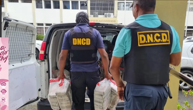 DNCD DA OTRO PALO HOY JUEVES 14/4/2022: 400 paquetes de drogas más…