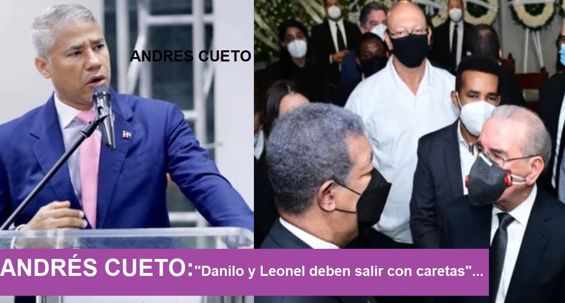 PTE. PRM SANTIAGO: “DANILO Y LEONEL deben salir con caretas”. -VÍDEO-…..
