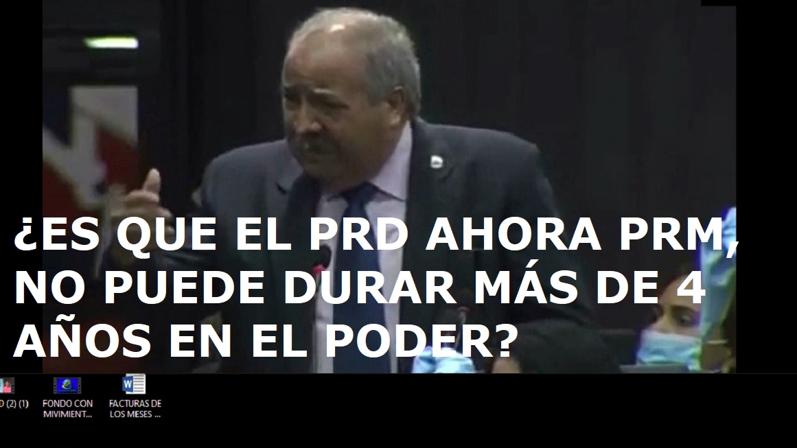 ¿ES QUE PRD AHORA PRM NO PUEDE DURAR MÁS DE 4 AÑOS EN PALACIO? Mira por qué….