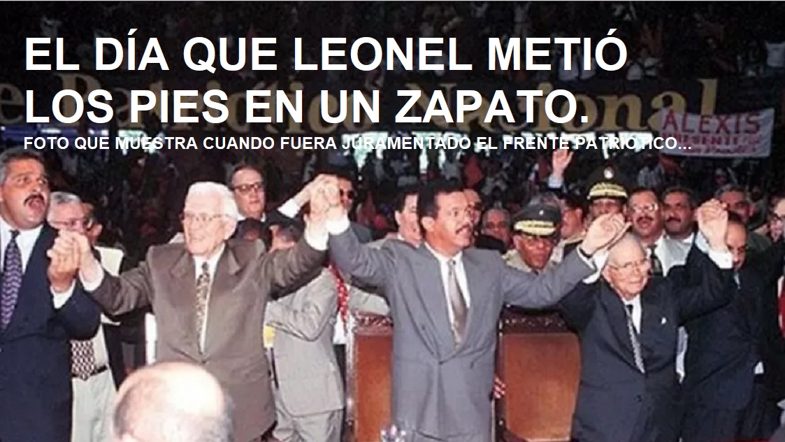 DIJO BALAGUER: “Leonel “metió los dos pies en un zapato”…