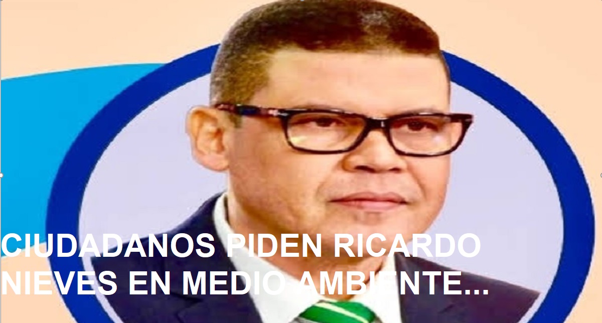 LA GENTE CREE RICARDO NIEVES SERÍA BUEN Ministro de Medio Ambiente…