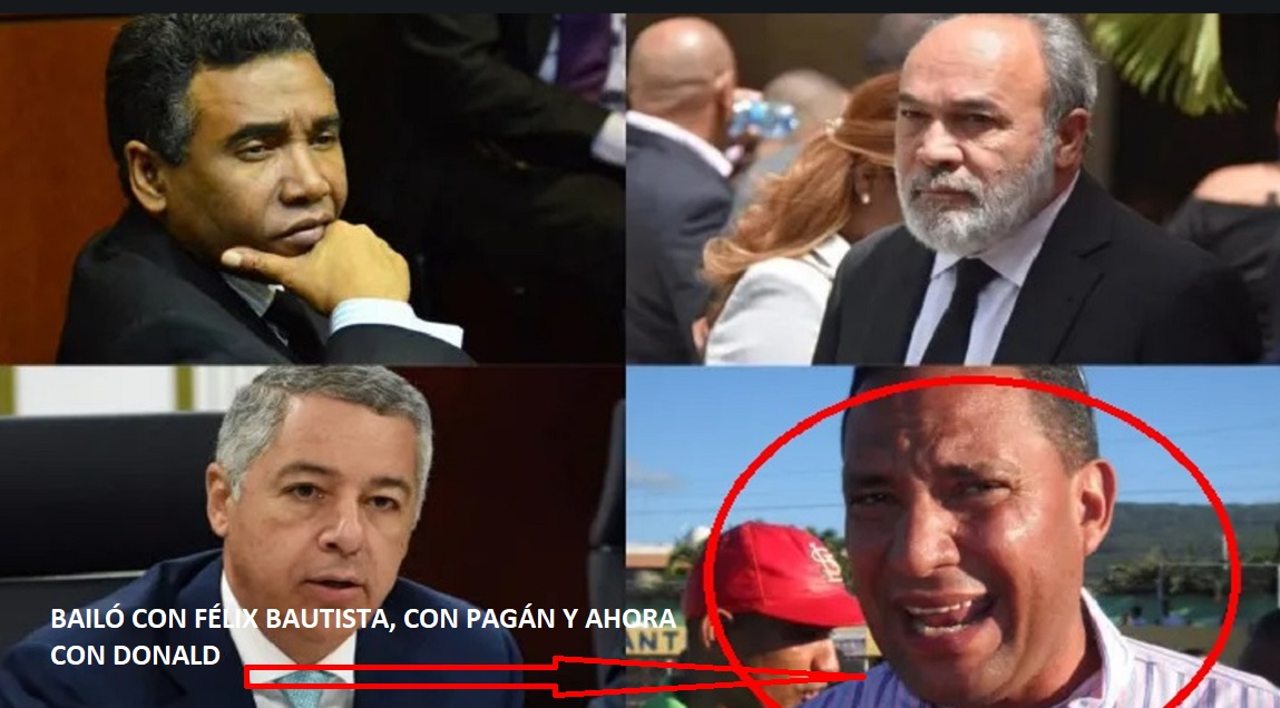 BAILÓ CON FÉLIX BAUTISTA, DANZÓ CON PAGÁN Y AHORA con Donald Guerrero…