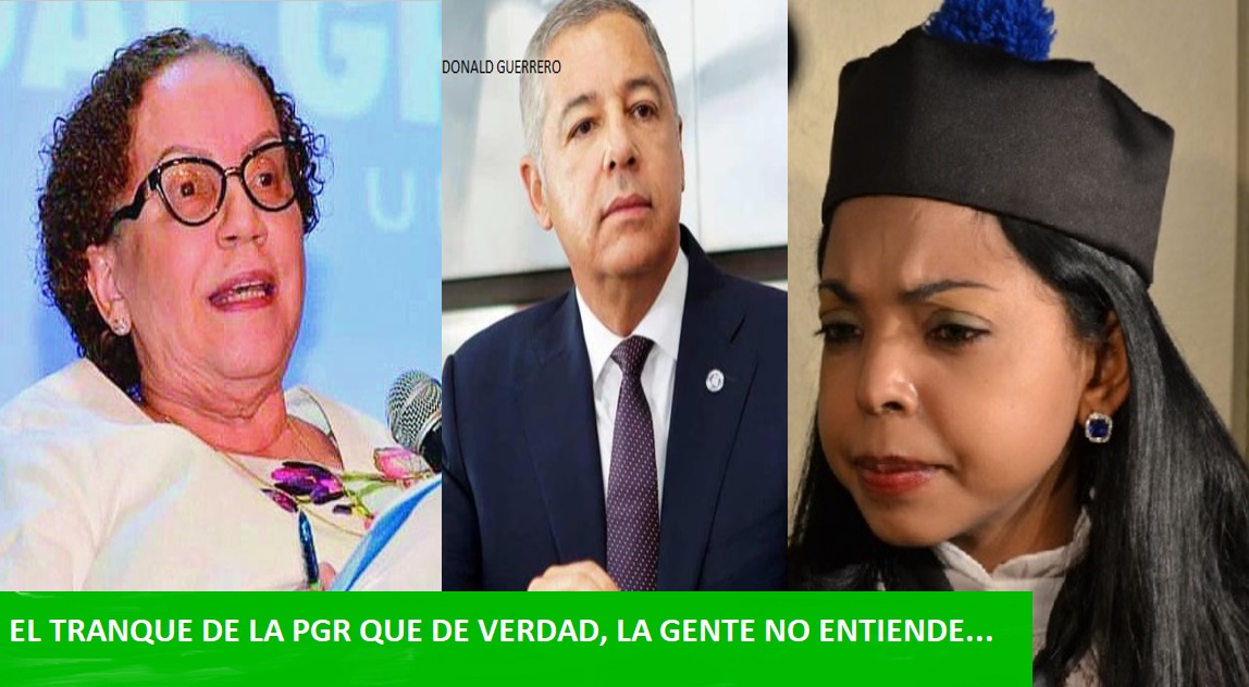 El tranque de la PGR que la gente no entiende….
