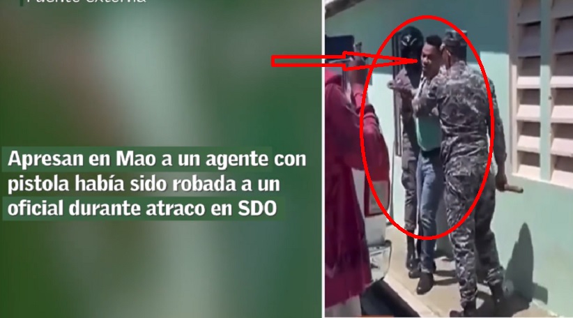 APRESAN SGTO. MAYOR PN, supuesto ladrón de pistolas…
