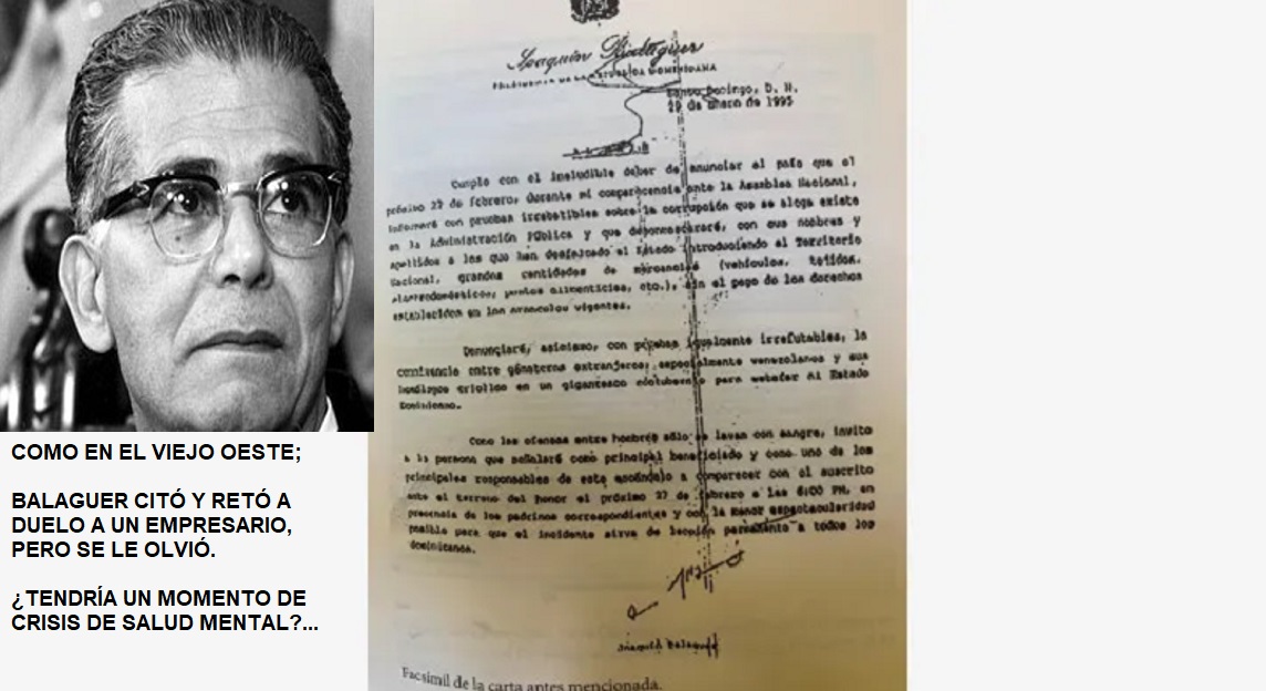 JOAQUIN BALAGUER y la “cartica sorpresa”….