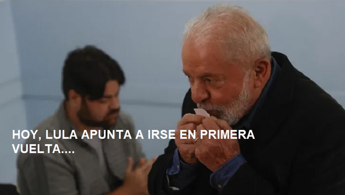 HOY LULA DA SIlVA EN PRIMERA VUELTA, según pronósticos…