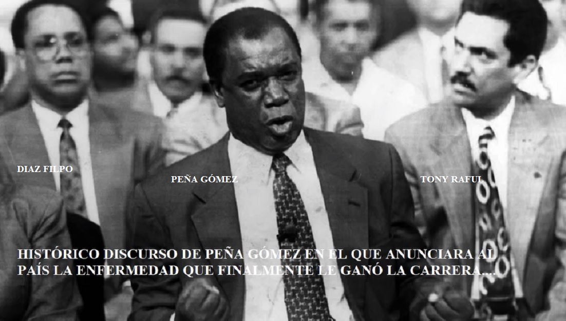 HISTÓRICO DISCURSO DE PEÑA GÓMEZ para anunciar enfermedad…