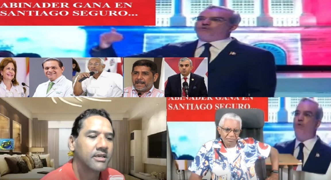 NO ES POSIBLE QUE ABINADER pierda en Santiago. -VÍDEO-…