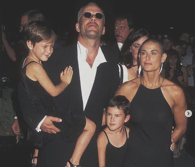 Bruce Willis modifica su testamento y llama la atención el desigual reparto de su fortuna entre sus hijas