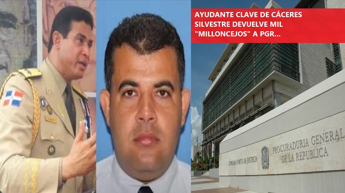 AYDTE. CLAVE DE CÁCERES SILVESTRE DEVUELVE “MIL MILLONCEJOS” a PGR….