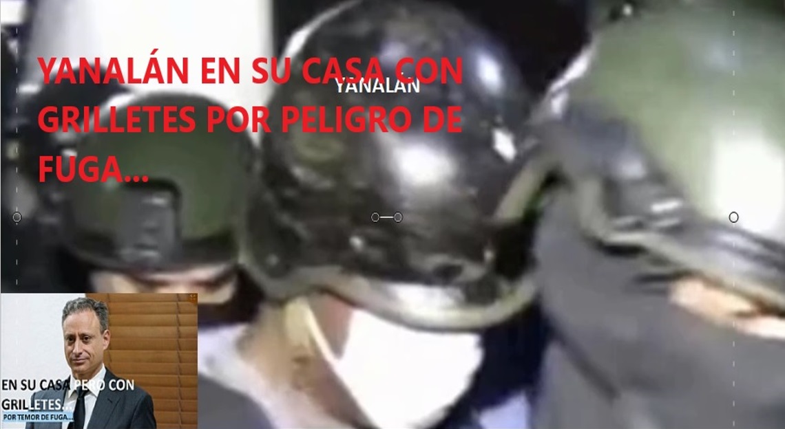 YANALÁN EN CASA CON GRILLTE por temor de fuga….