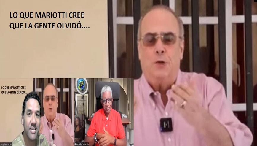 LO QUE SE LE OLVIDÓ MARIOTTI que la gente sí recuerda….