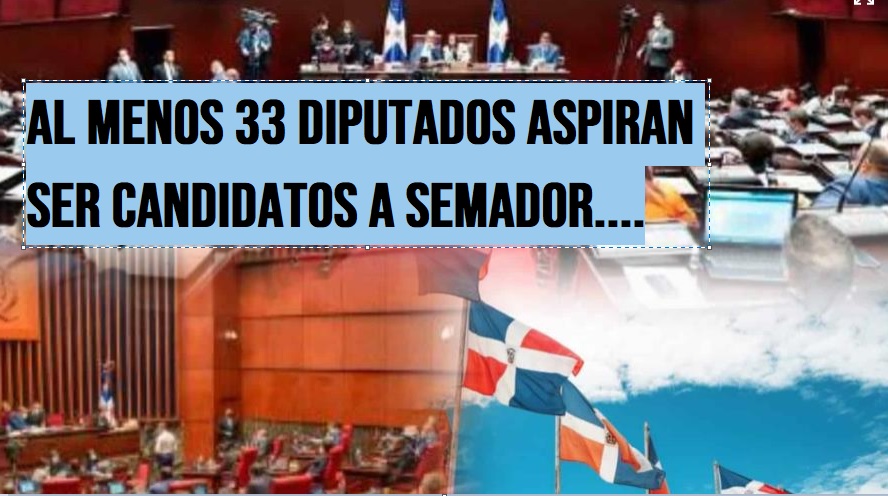 Al menos 33 diputados aspiran a ser candidatos a senadores o alcaldes para el 2024