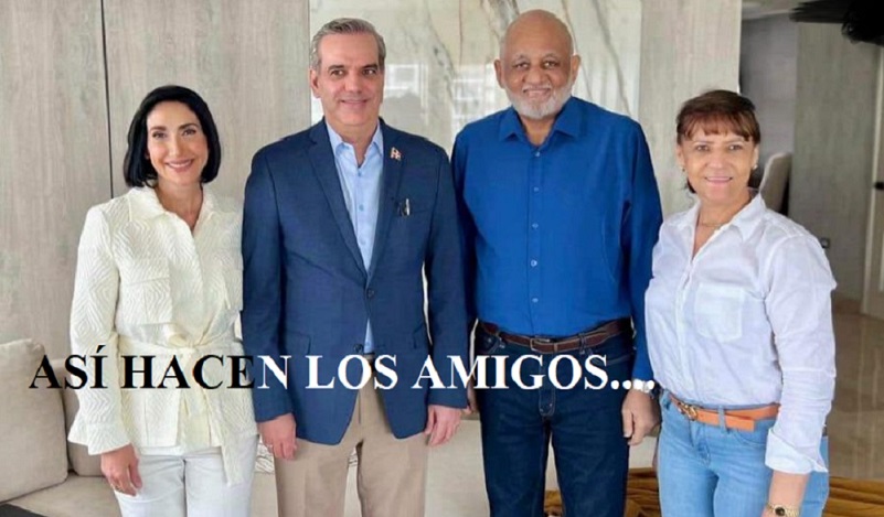 PRESIDENTE ABINADER visita a Furcal