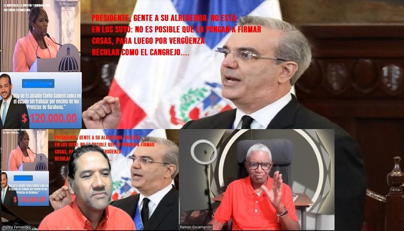 PRESIDENTE ABINADER, AHORA LE DICEN “El Cangrejo”…