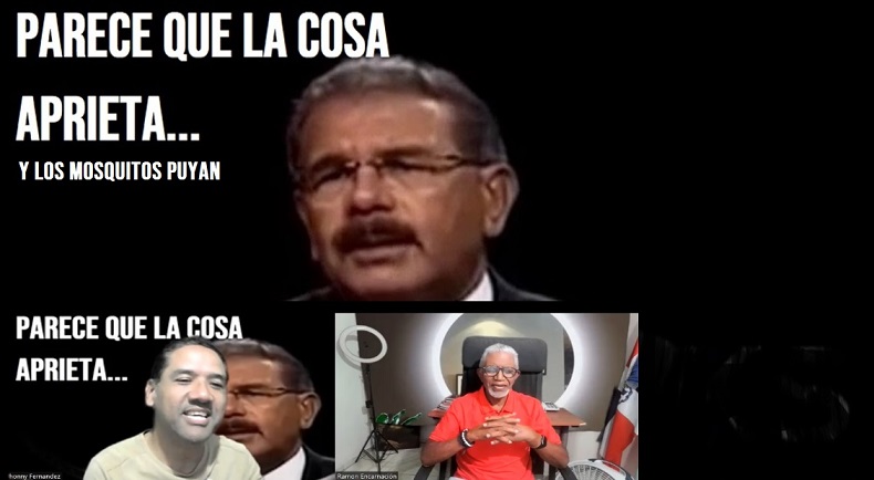 DANILO MEDINA ESTÁ DE NUEVO EN LA CALLE y parece que los mosquitos puyan…