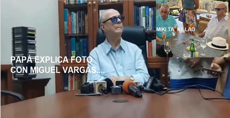 PAPÁ EXPLICA FOTO CON MIGUEL VARGAS, pero Miki se ve «killao»