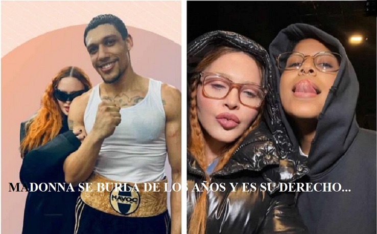MADONNA SE BURLA DE LOS AÑOS y es su derecho…