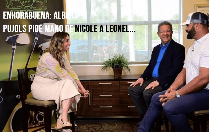 ENHORABUENA:ASÍ PIDIO PUJOLS LA MANO DE NICOLE a Leonel…
