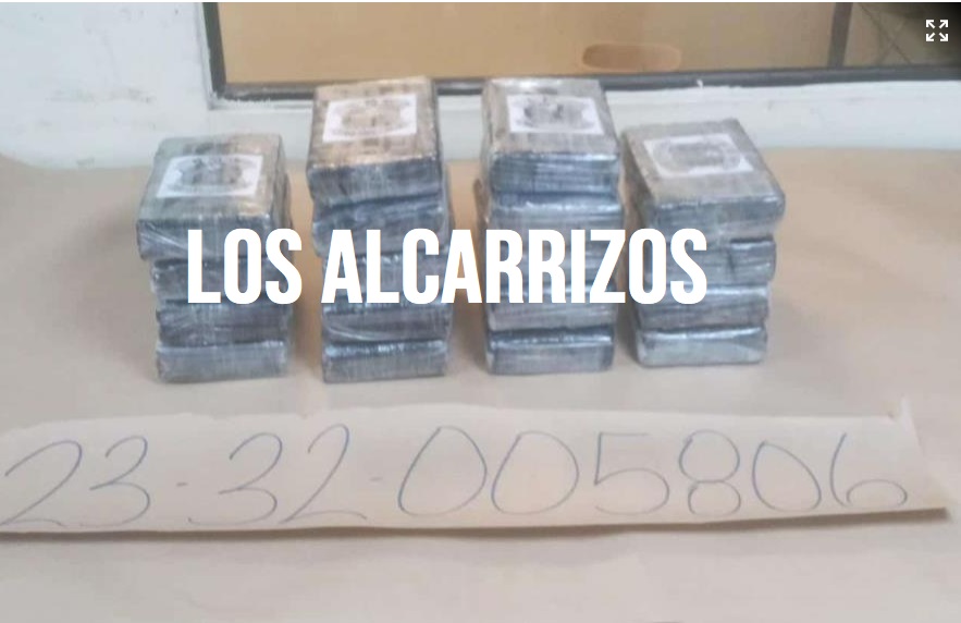 COCAINA EN LOS ALCARRIZOS; Decomisan 18 kilos…