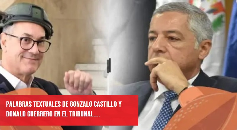 PALABRAS DE GONZALO Y DONALD GUERRERO en el tribunal…