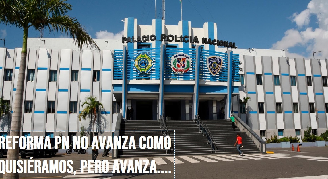 LA REFORMA DE LA PN AVANZA LENTA, pero avanza….