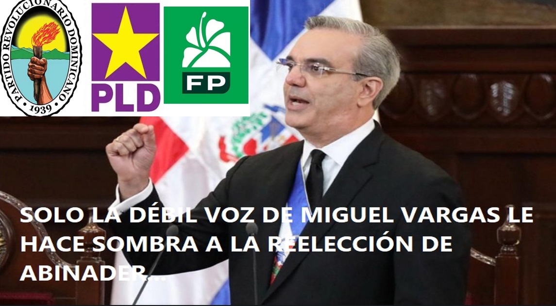 OPOSICIÓN LUCE DÉBIL; Miguel Vargas “vocea” pero nadie oye….