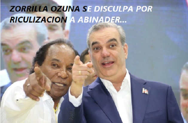 ZORRILO OSUNO» SE DISCULPA POR MAL “RATO” pasó Abinader….