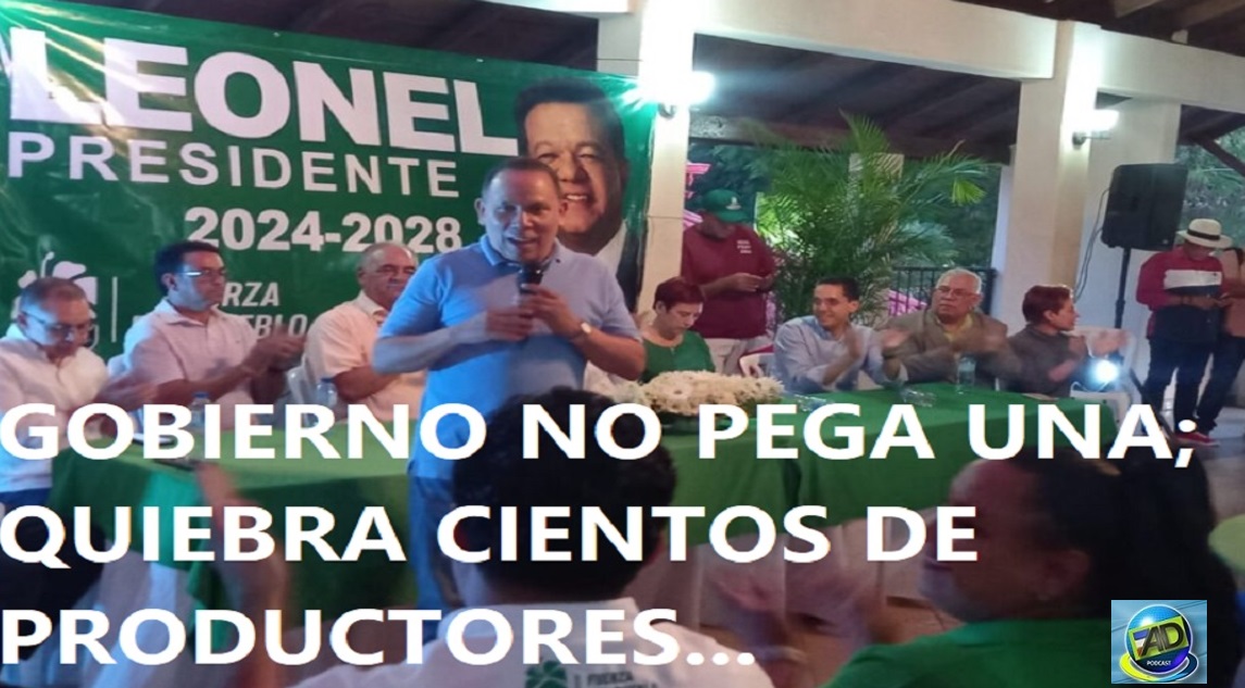 “ES VERDAD QUE EL PRM NO PEGA UNA”, dice Radhamés Jiménez…