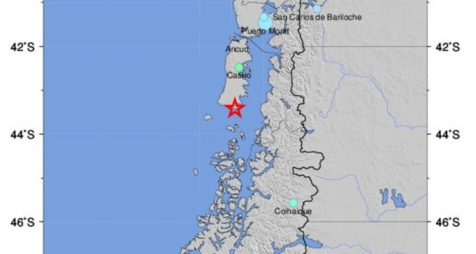 Alerta tsunami; sismo 6.9 al sur de Chile