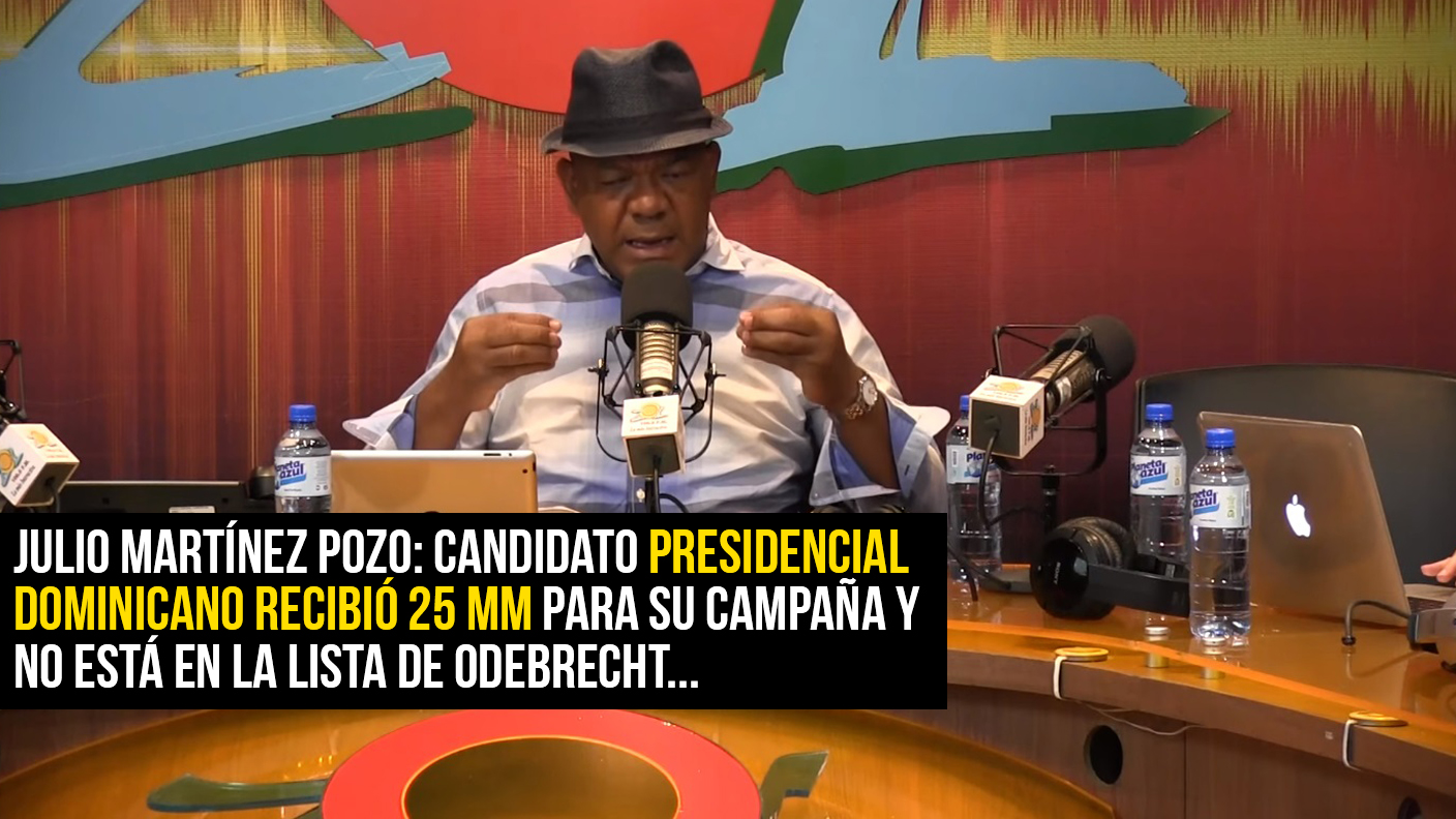 Julio Martínez Pozo agrego un nuevo integrante a la lista de Sobornados por Odebrecht