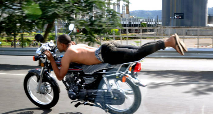 Mapa: Siete puntos de carreras ilegales en motores en Santiago….